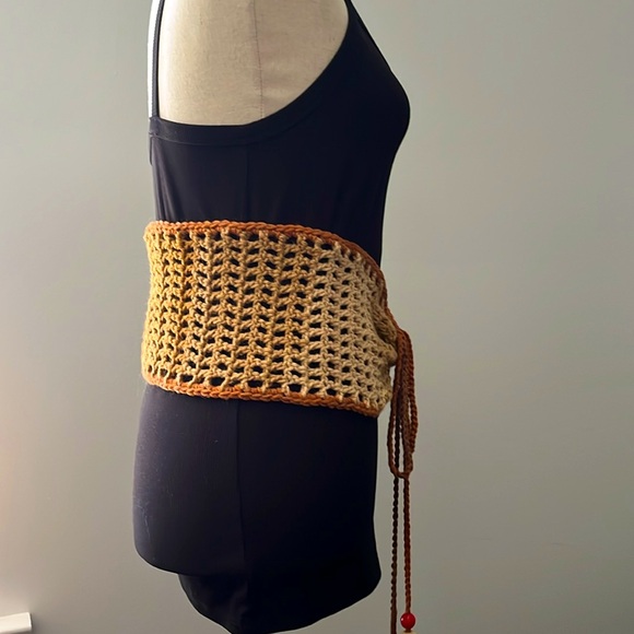 WIDE CROCHET BELT - Picture 5 of 8